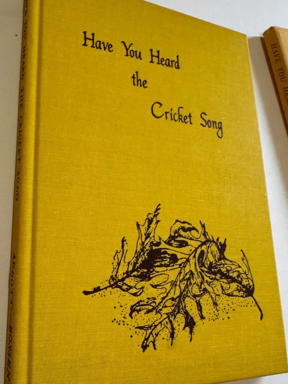 Have You Heard the Cricket Song Signed Abbott Bossen HC DJ 1979 8th Print